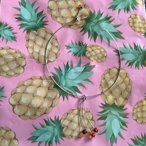 Sterling silver auburn necklace